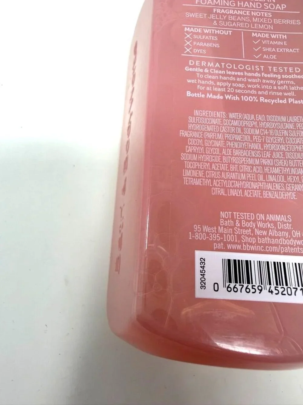 Bath & Body Works set foaming